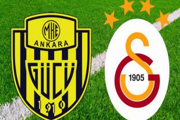 Ankaragücü-Galatasaray maçının ilk 11'leri belli oldu