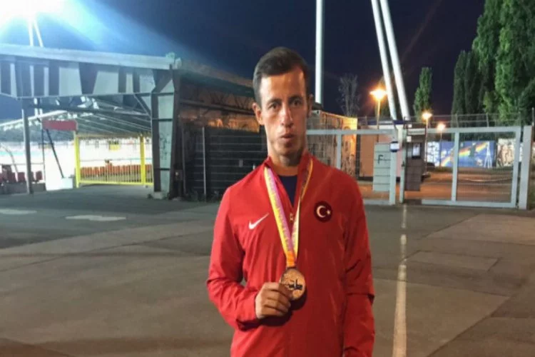 Görme engelli atlet Mehmet Tunç, Avrupa şampiyonu