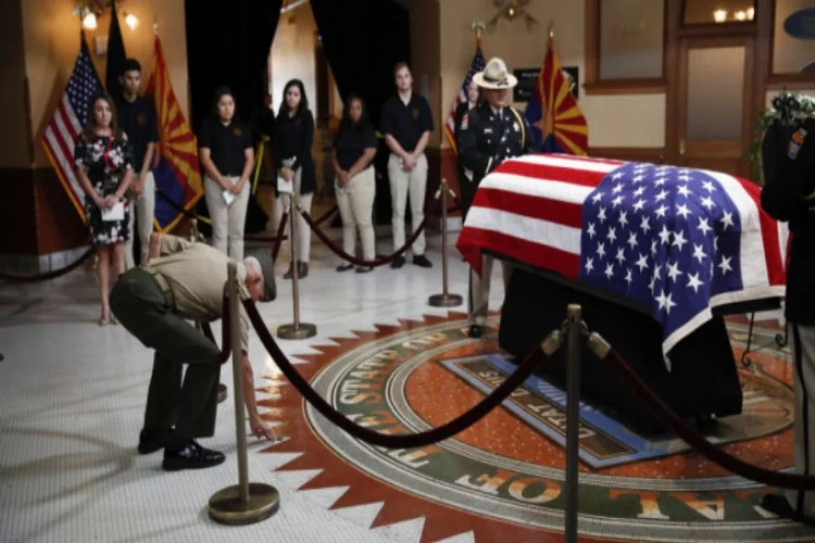ABD'li Senatör McCain için cenaze töreni düzenlendi