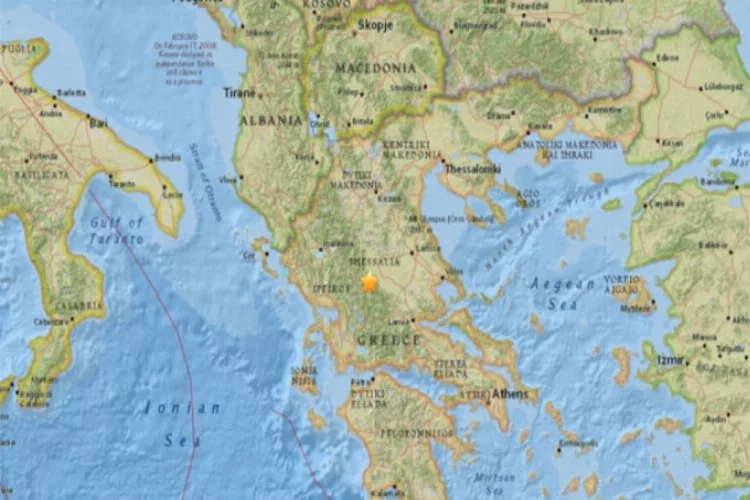 Yunanistan'da deprem!