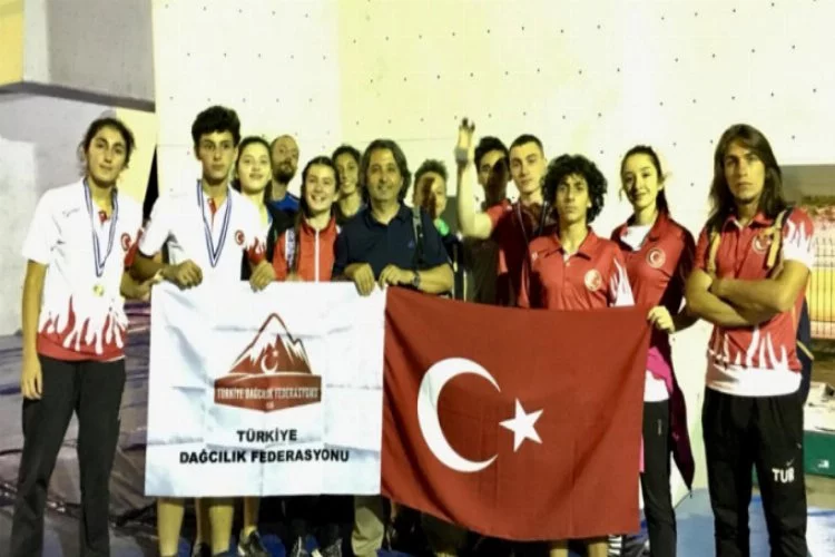 TDF Spor Tırmanış Milli Takımı Yunanistan'dan 3 madalya ile döndü