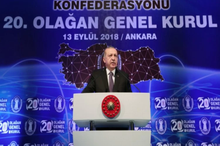 Cumhurbaşkanı Erdoğan faiz çıkışını yineledi