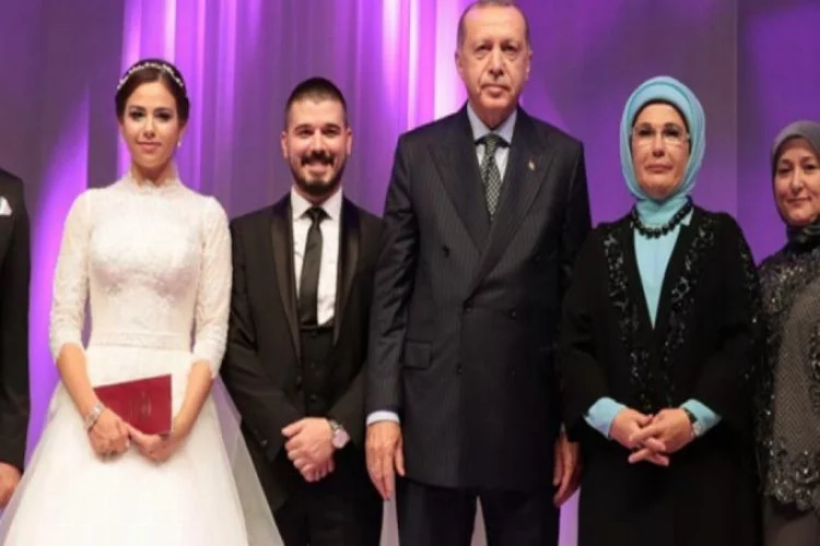 Cumhurbaşkanı Erdoğan nikah şahitliği yaptı