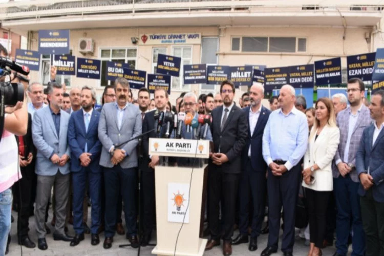 AK Parti Bursa İl Başkanlığı, Menderes ve arkadaşlarını andı