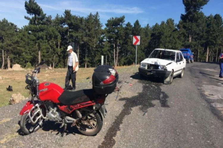 Bursa'da feci kaza! Motosiklet sürücüsü...