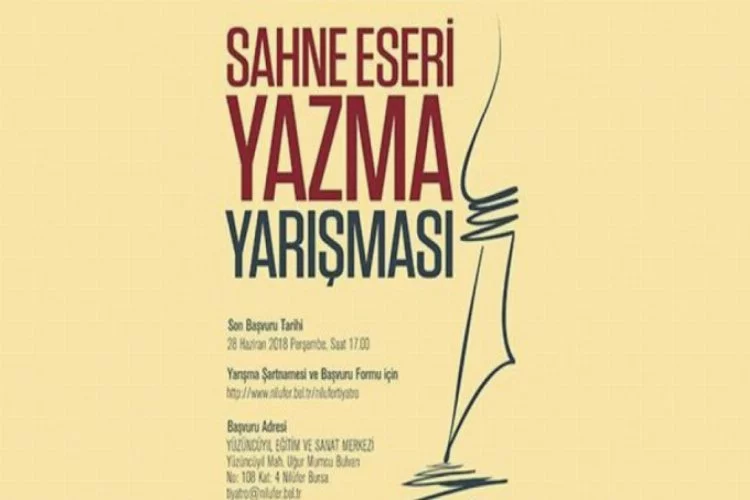 Bursa'da 'Sahne Eseri Yazma Yarışması'nda en iyiler belirlendi