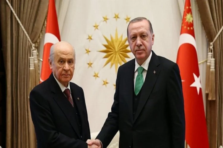 Meclis'te Erdoğan ve Bahçeli görüşmesi