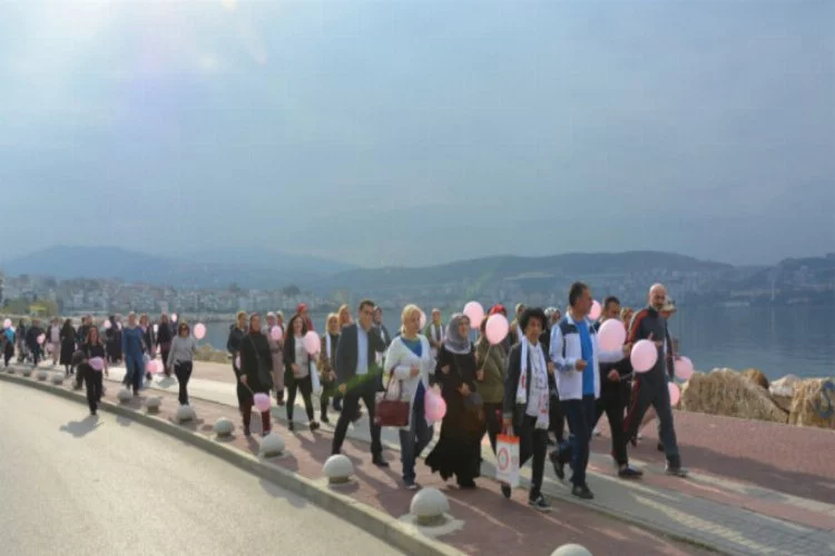 Bursa'da sağlıklı yaşam yürüyüşü