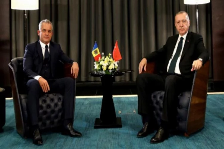 Cumhurbaşkanı Erdoğan, Plahotniuk'u kabul etti