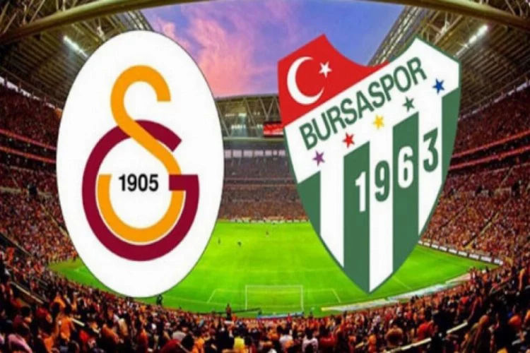 Galatasaray-Bursaspor maçında son dakika değişikliği!