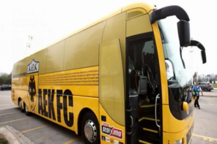 Yunan futbol takımının otobüsünde Bursa detayı!