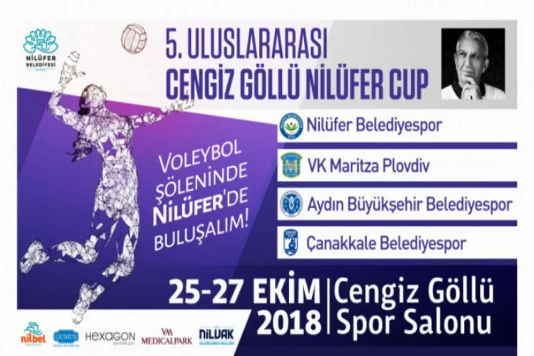 5. Uluslararası Cengiz Göllü Nilüfer Cup başlıyor