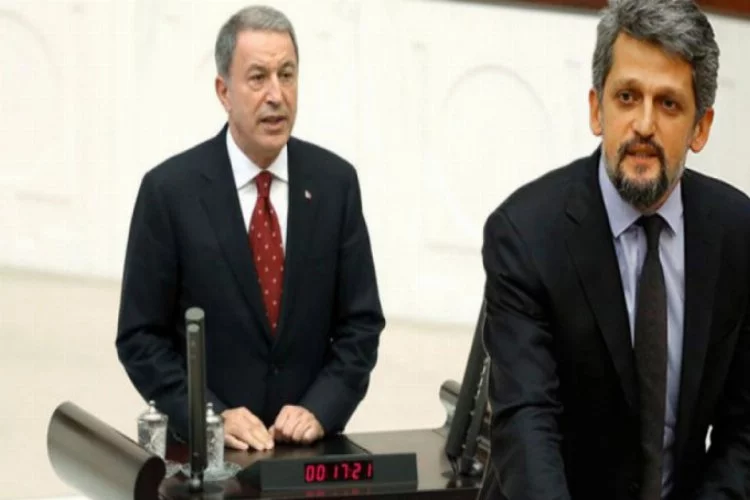 Bakan Akar ve HDP'li Garo Paylan'ın diyalogu oturuma damgasını vurdu!