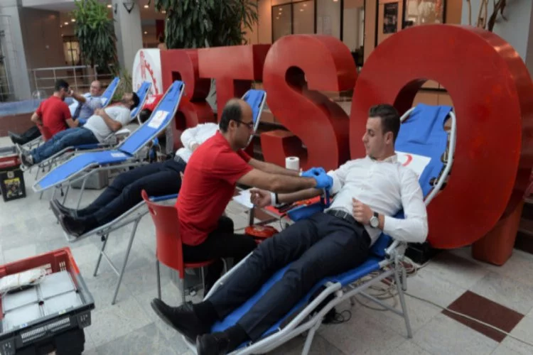 BTSO'dan Kızılay ile kan ve kök hücre bağışı kampanyası