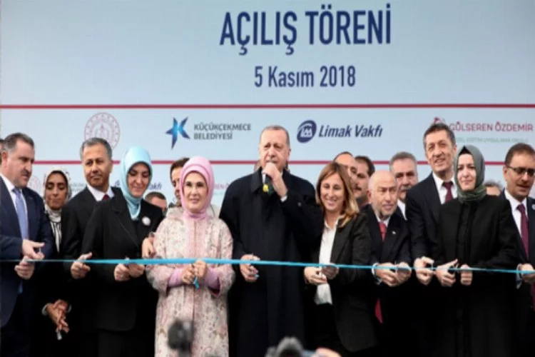 Cumhurbaşkanı Erdoğan açılışı yaptı!