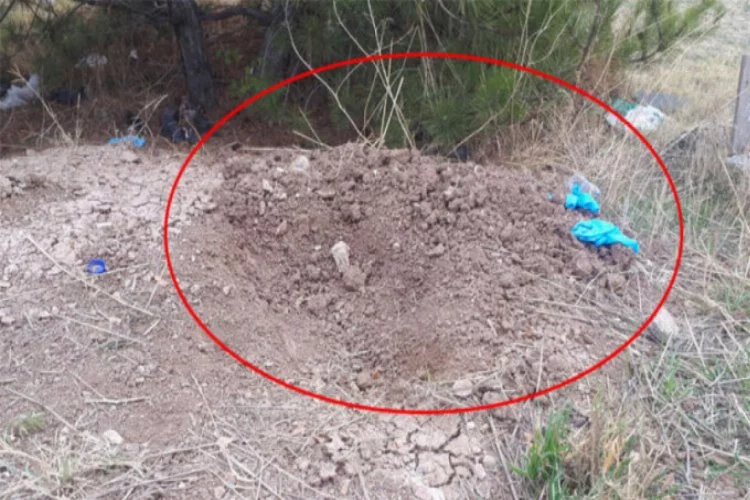 5 aylık bir bebek mezara gömülmüş şekilde bulundu