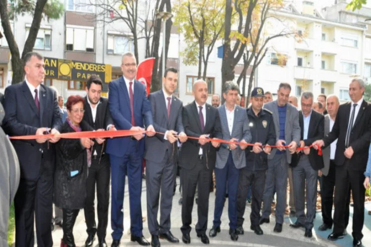 Karacabey Adnan Menderes Parkı açıldı