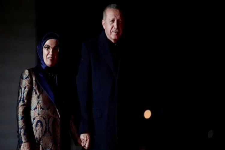 Cumhurbaşkanı Erdoğan, Picasso Bleu et Rose Müzesi'ndeki yemeğe katıldı