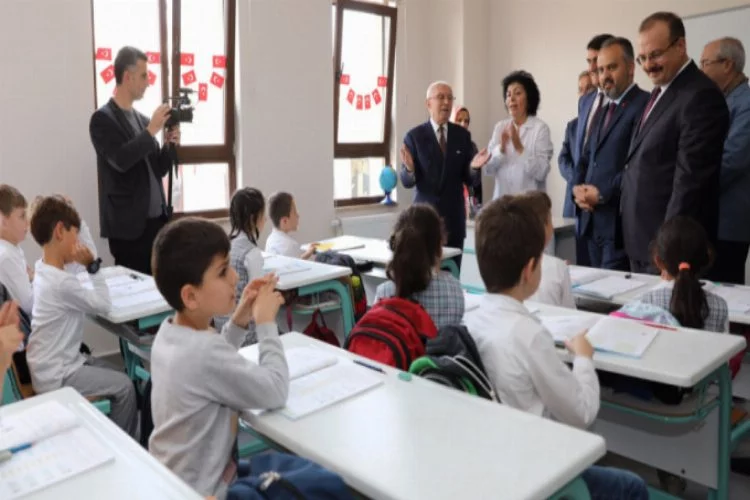 Bursa'da yarım asırlık okulda muhteşem dönüşüm