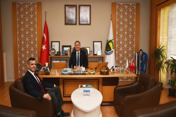Dekan Pirinççi'den Başkan Taban'a ziyareti