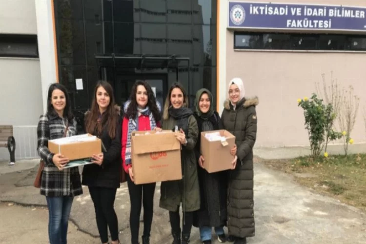Bursa'da 5 arkadaştan anlamlı hareket