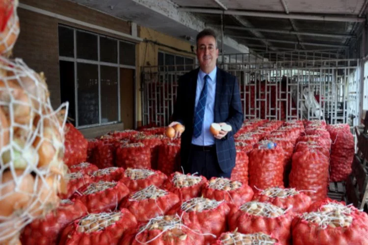 Bursa'dan soğan stoku açıklaması