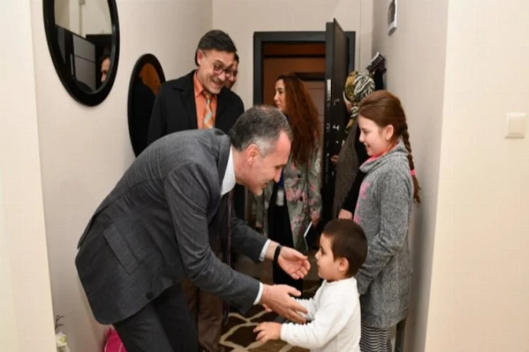 Başkan Taban'dan engelli ailelere ziyaret