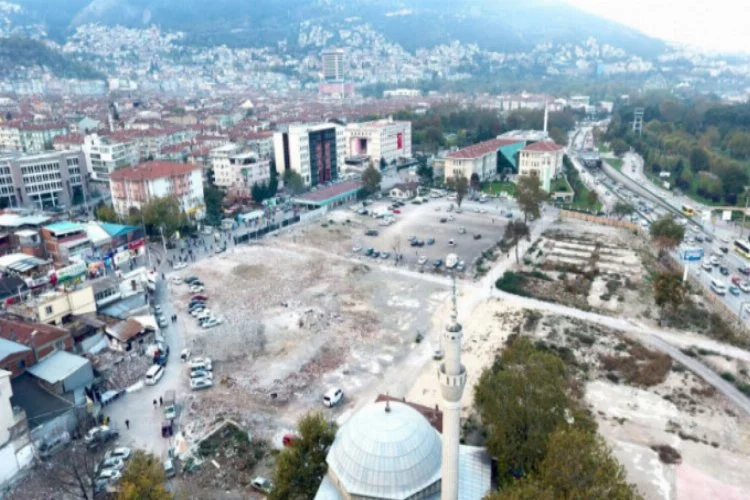 Bursa'da Santral Garaj Bölgesi'ne 'Osmangazi Meydanı' geliyor!