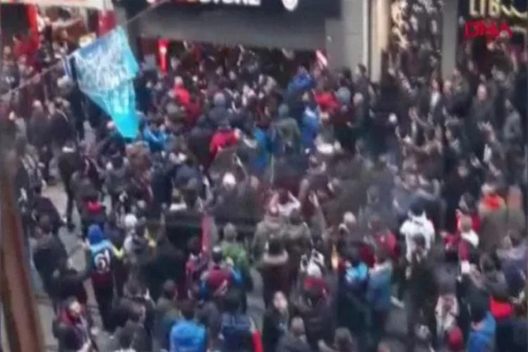 Trabzonspor taraftarları, GS Store'a saldırdı