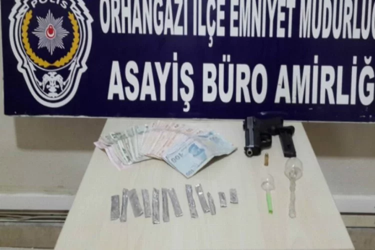 Bursa'da durdurulan araçtan uyuşturucu çıktı