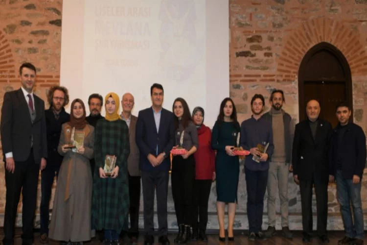 Bursa'da Mevlana Şiir Yarışması ödülleri sahiplerini buldu