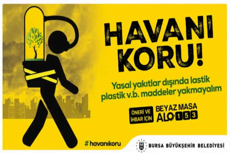 Bursa'da hava kirliliğinin önüne geçmek için denetimler sürüyor