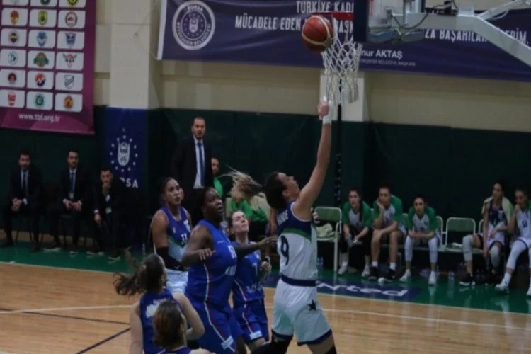 Türkiye Kadınlar Basketbol Ligi: Bursa Büyükşehir Belediyespor'dan farklı tarife