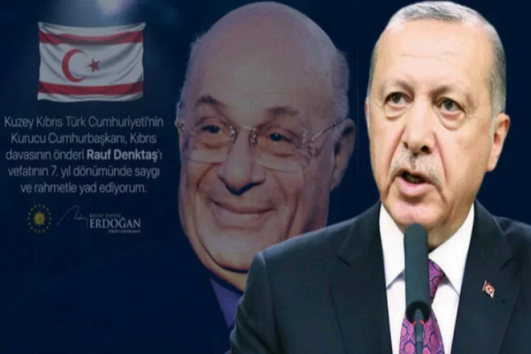 Cumhurbaşkanı Erdoğan'dan Rauf Denktaş paylaşımı