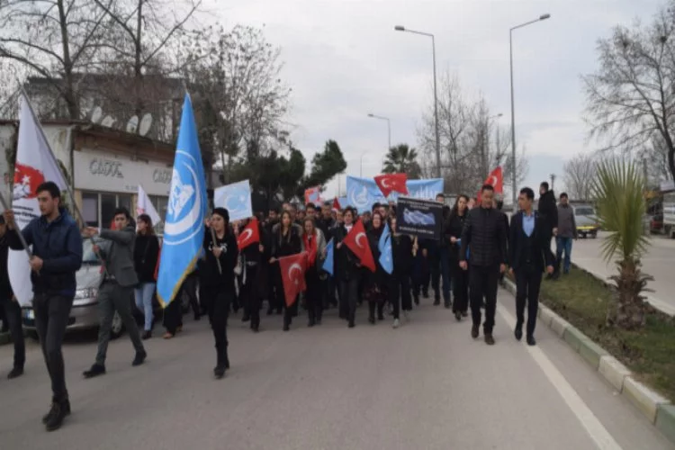 Bursa'da Doğu Türkistan'daki Çin zulmü protesto edildi