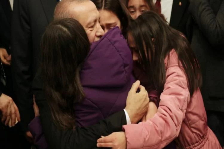 Çocuklardan Erdoğan'a sevgi seli
