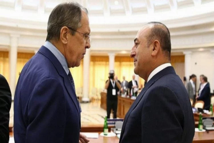 Bakan Çavuşoğlu, Lavrov ile görüştü