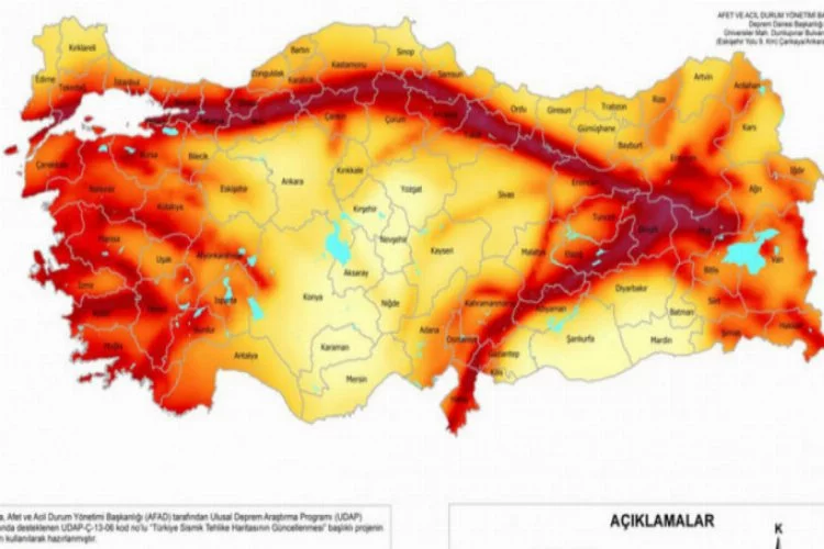 Türkiye'nin deprem haritası yenilendi: Bursa'nın durumu nedir?