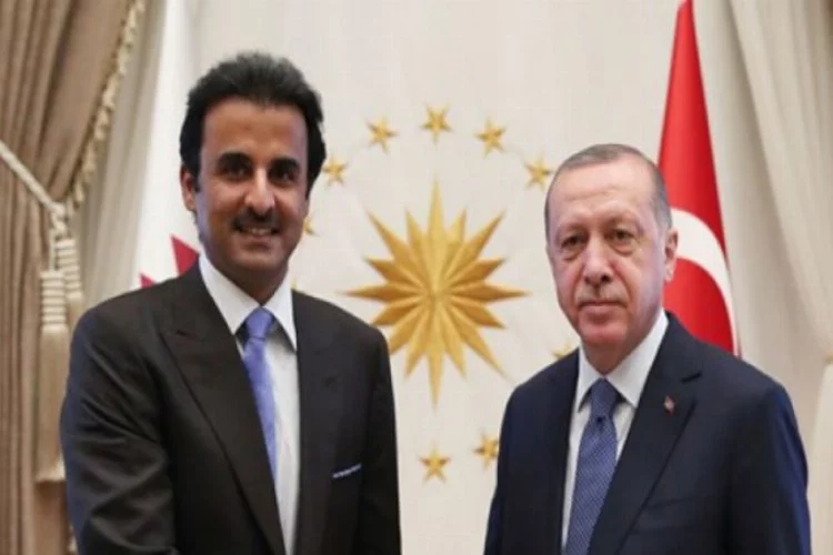 Cumhurbaşkanı Erdoğan Katar Emiri ile görüştü!