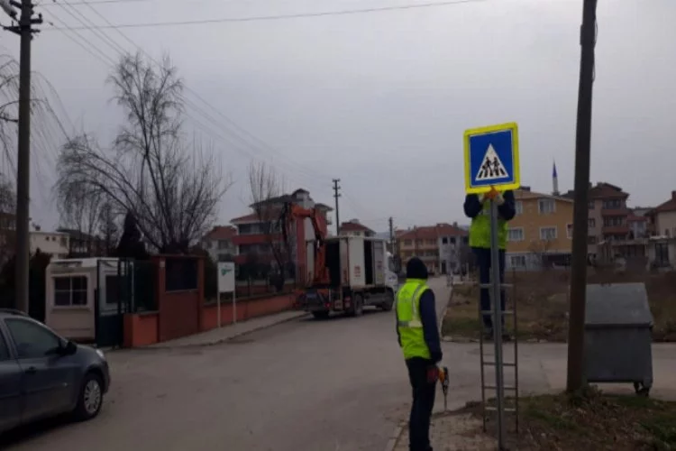 Yenişehir Zabıtası'ndan yaya öncelikli trafik çalışmaları