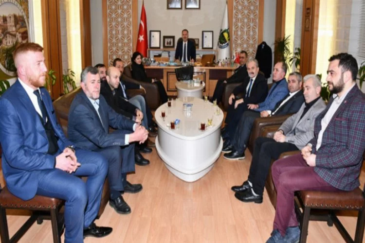 Başkan Taban'a, MHP'den destek ziyareti