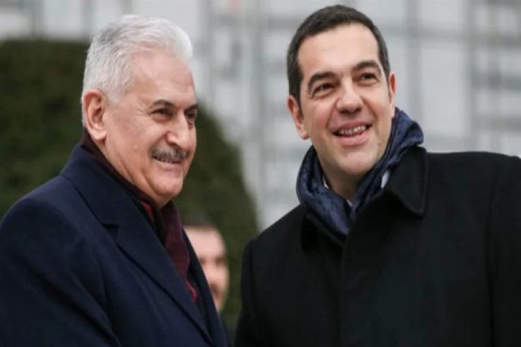 Yıldırım, Yunanistan Başbakanı Çipras'ı kabul etti!