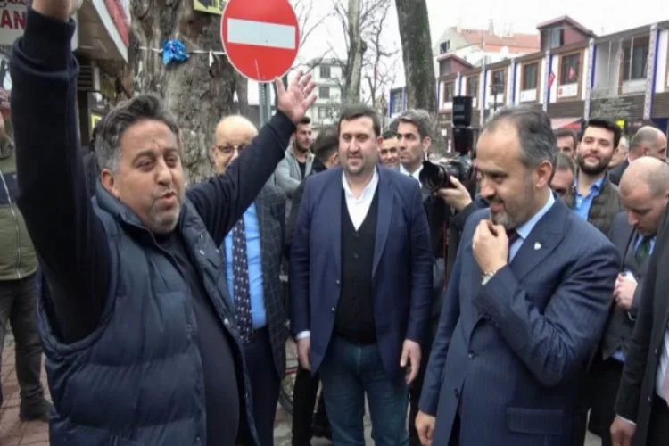 Başkan Aktaş'a, İznik'te manili karşılama