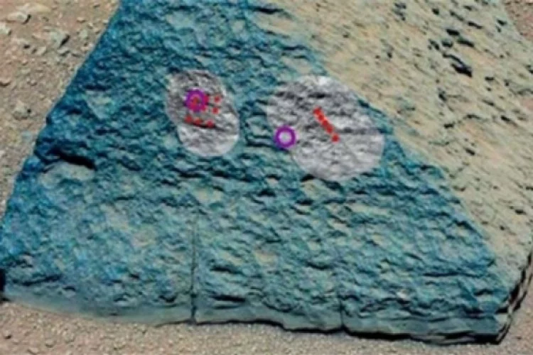 Mars'ta 'olağandışı kaya parçası'