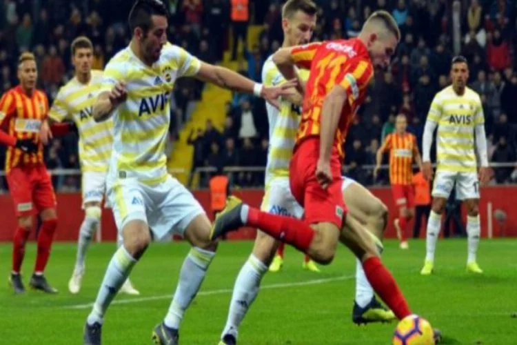 Fenerbahçe'ye Kayseri freni!