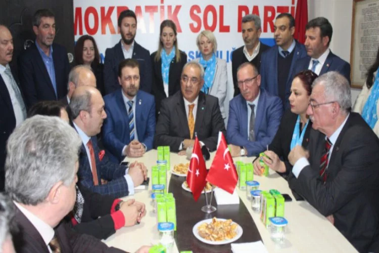 DSP Genel Başkanı Önder Aksakal Bursa'da