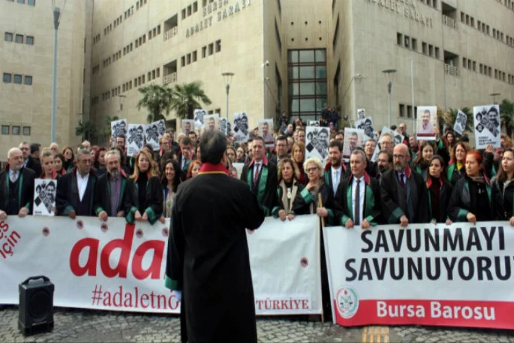 Adalet Nöbeti, Bursa'da tutuldu
