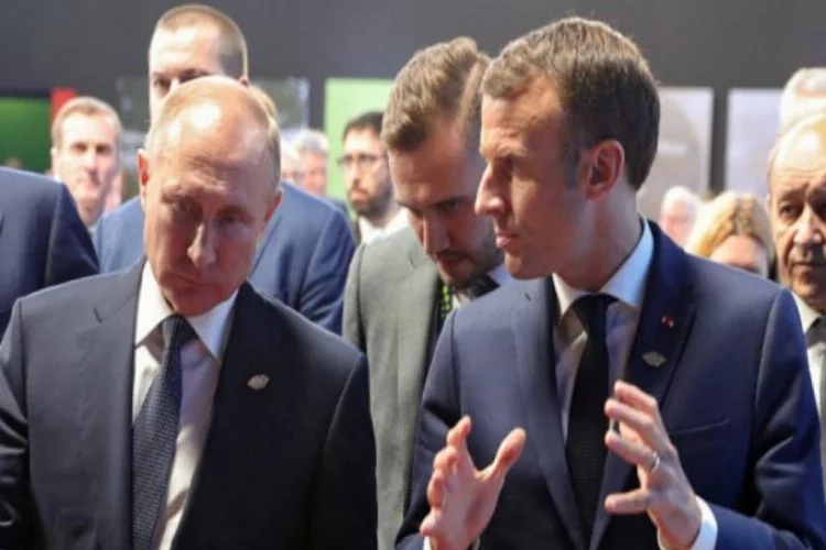 Putin ve Macron Suriye'yi görüştü