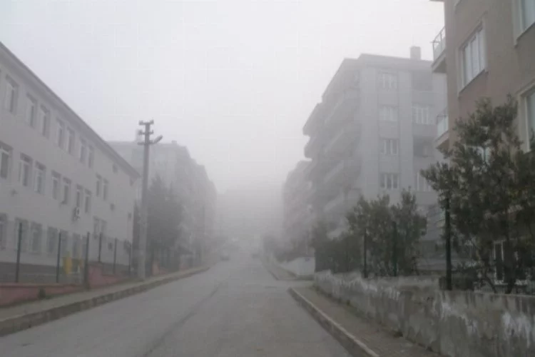 Mudanya'da yoğun sis