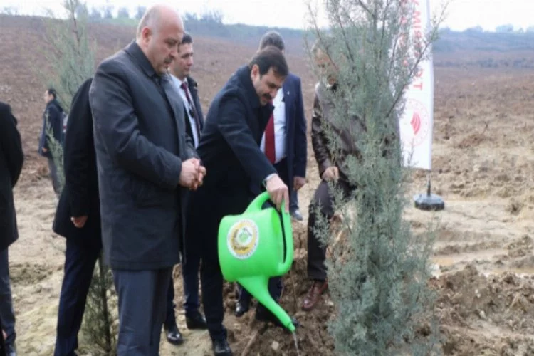 Bursa'da, şehit Cumhuriyet Savcısı için hatıra ormanı oluşturuldu!